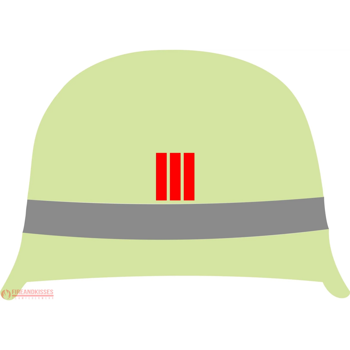 Helmaufkleber feuerwehr helmkennzeichnung reflexrot bayern kreisbrandinspektor - aufkleber feuerwehr helmkennzeichnung