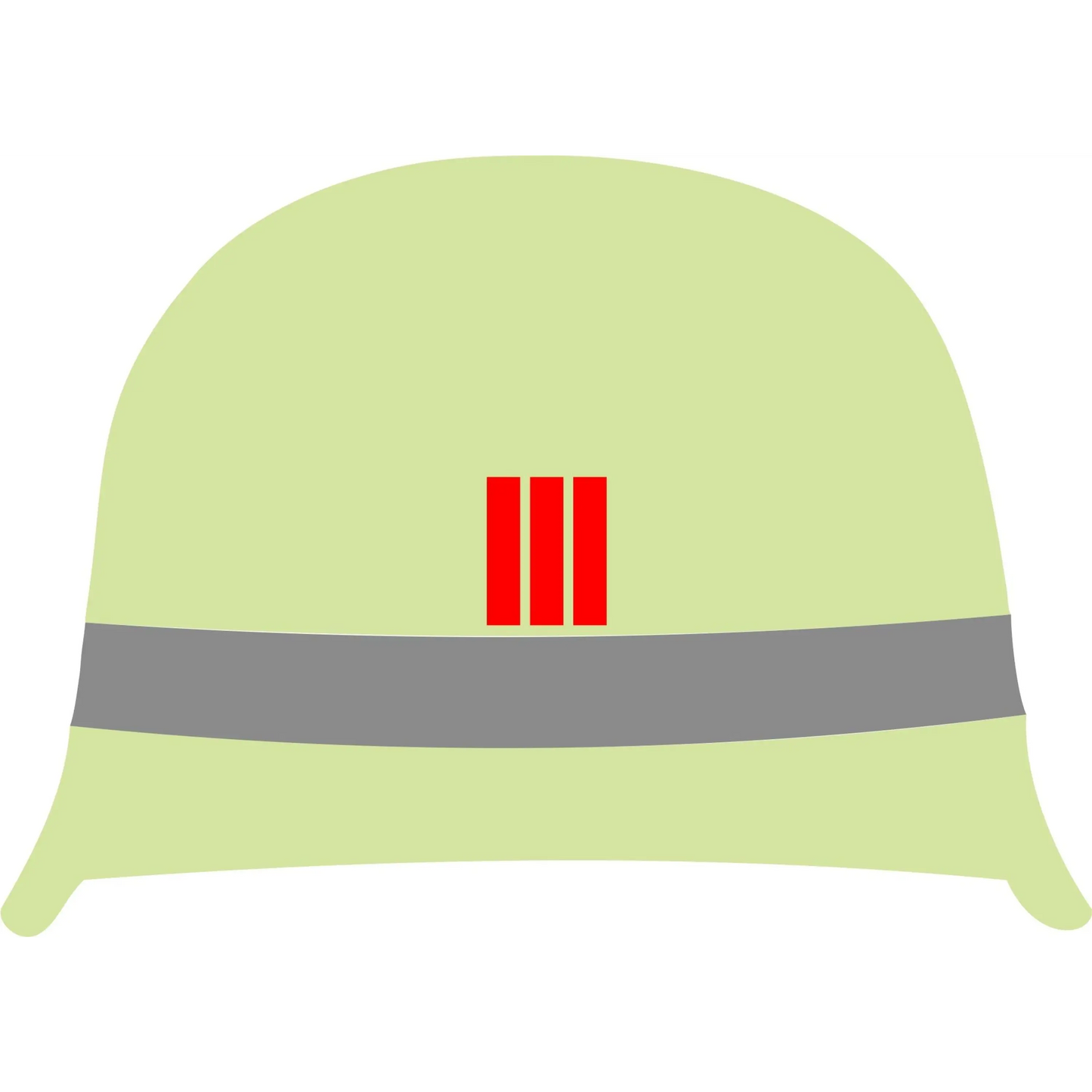 Helmaufkleber feuerwehr helmkennzeichnung reflexrot bayern kreisbrandinspektor - aufkleber feuerwehr helmkennzeichnung