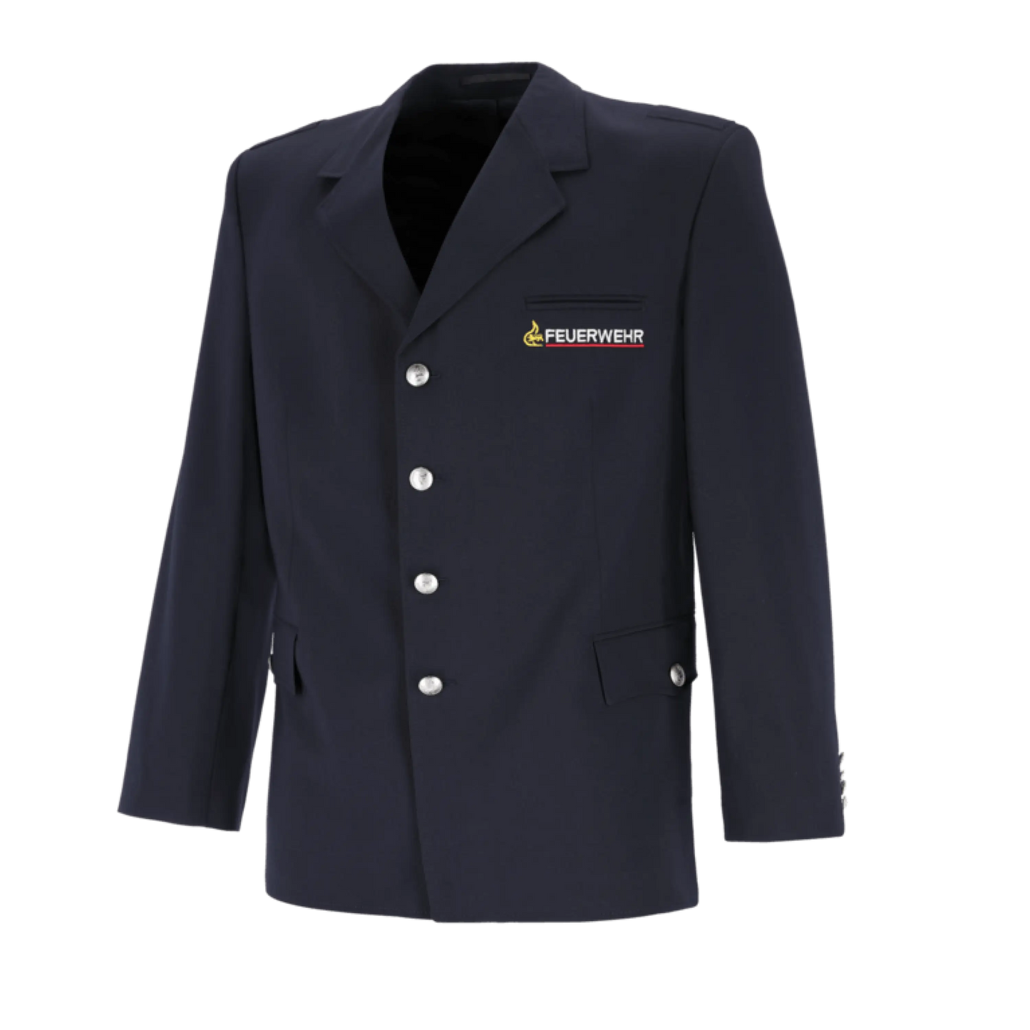 Herren-sakko baden württemberg fresko schwarzblau schlanke-größen 90 - 118 - feuerwehr uniformem.