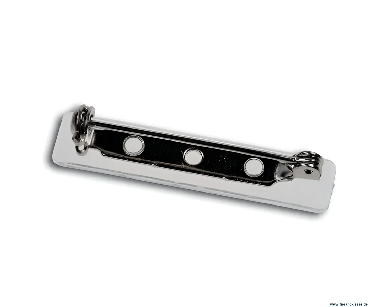 Individuelles aluminium-namensschild mit sicherheitsnadel - namensschild aluminium-namensschild