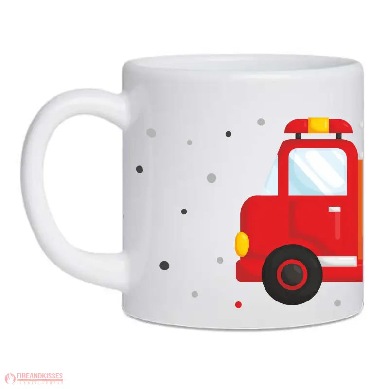 Kindertasse „Feuerwehr“ personalisiert, Geburtstag, Geschenk, Kinder - Fireandkisses
