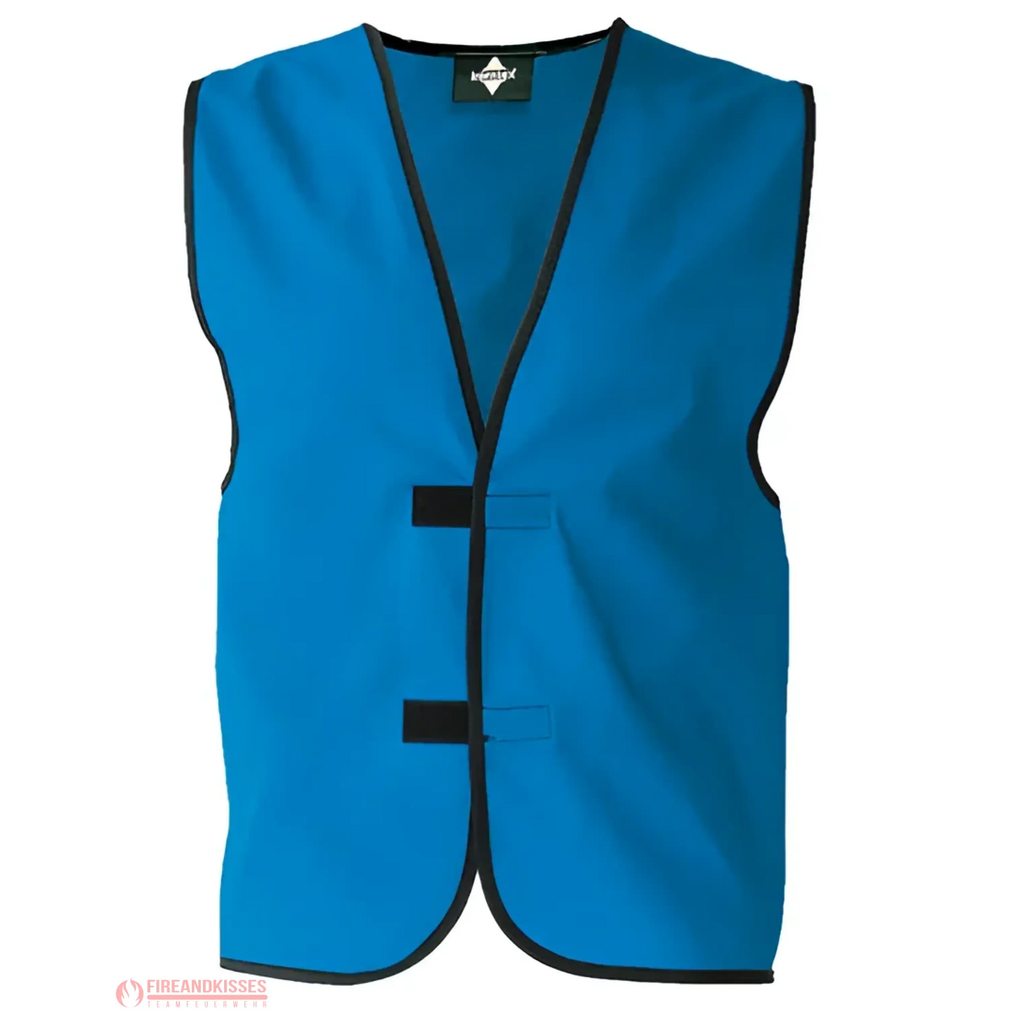 Korntex einfache funktionsweste – individuell bedruckbar blau - einfache funktionsweste