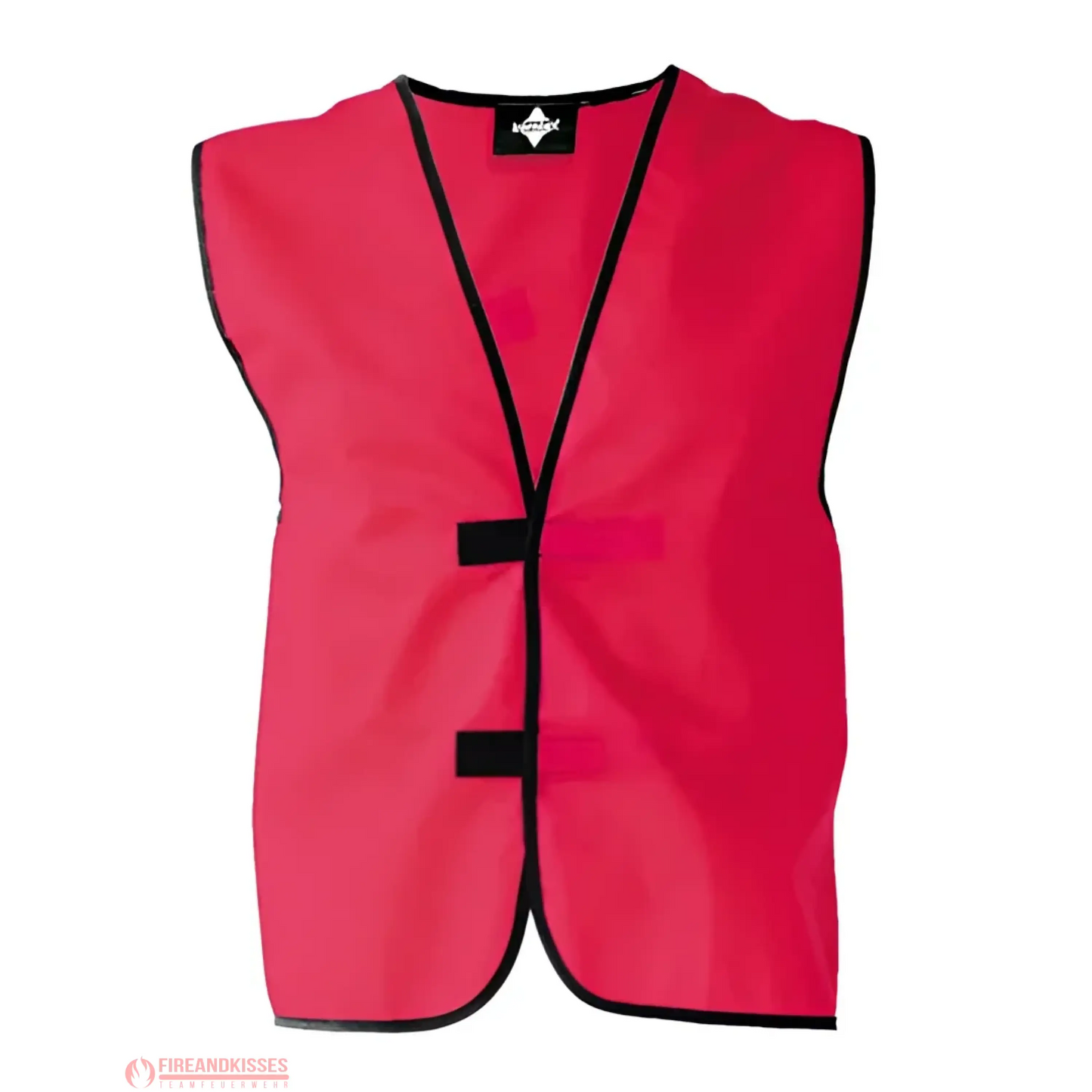 Korntex einfache funktionsweste – individuell bedruckbar neonpink - einfache funktionsweste