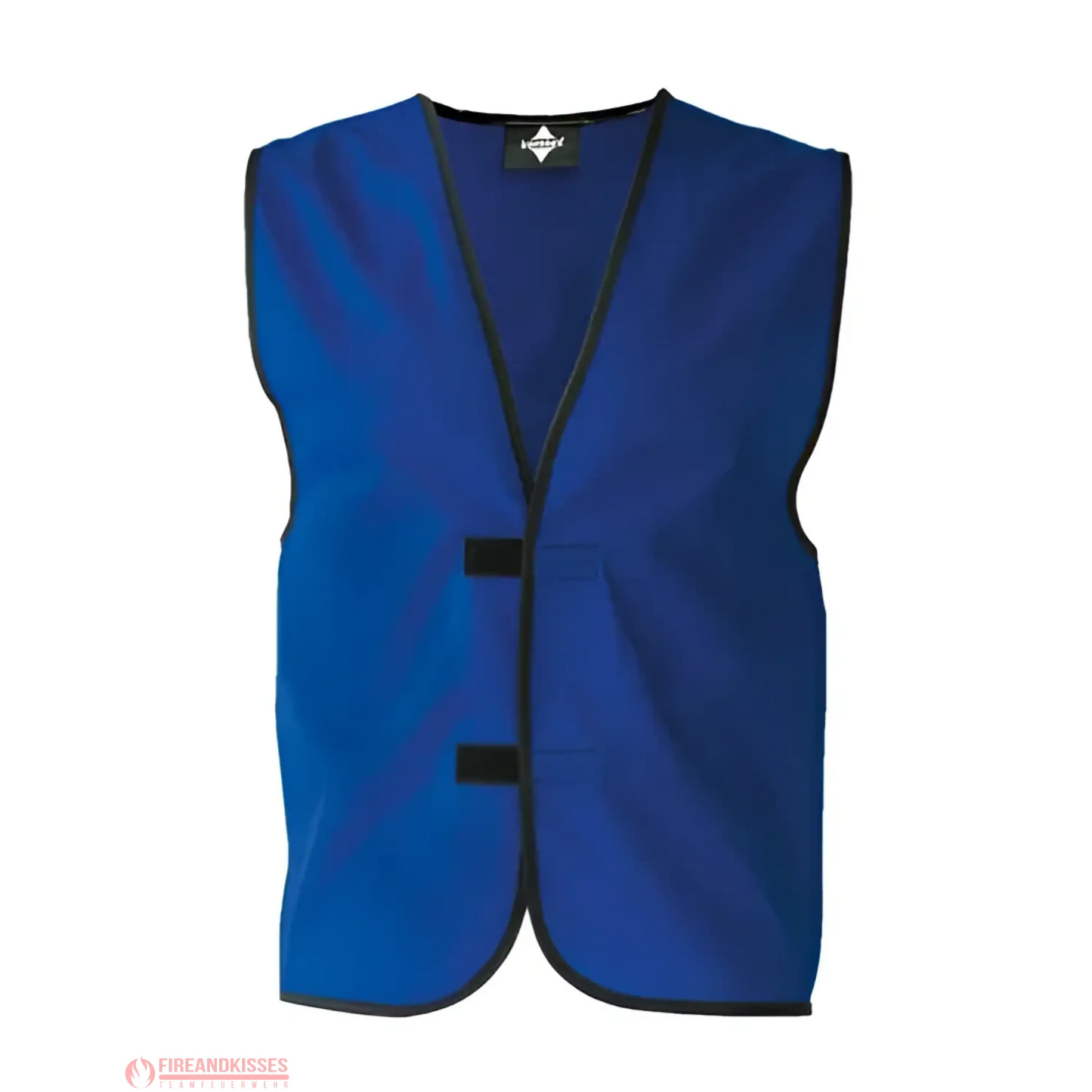 Korntex einfache funktionsweste – individuell bedruckbar royalblau - einfache funktionsweste