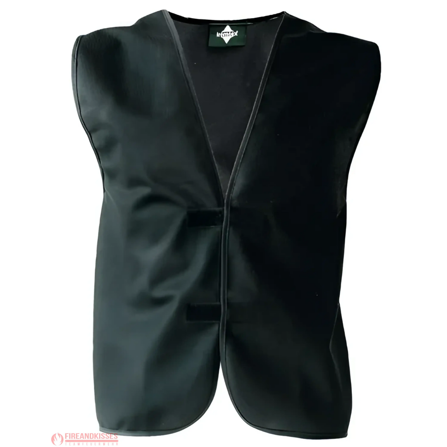 Korntex einfache funktionsweste – individuell bedruckbar schwarz - einfache funktionsweste
