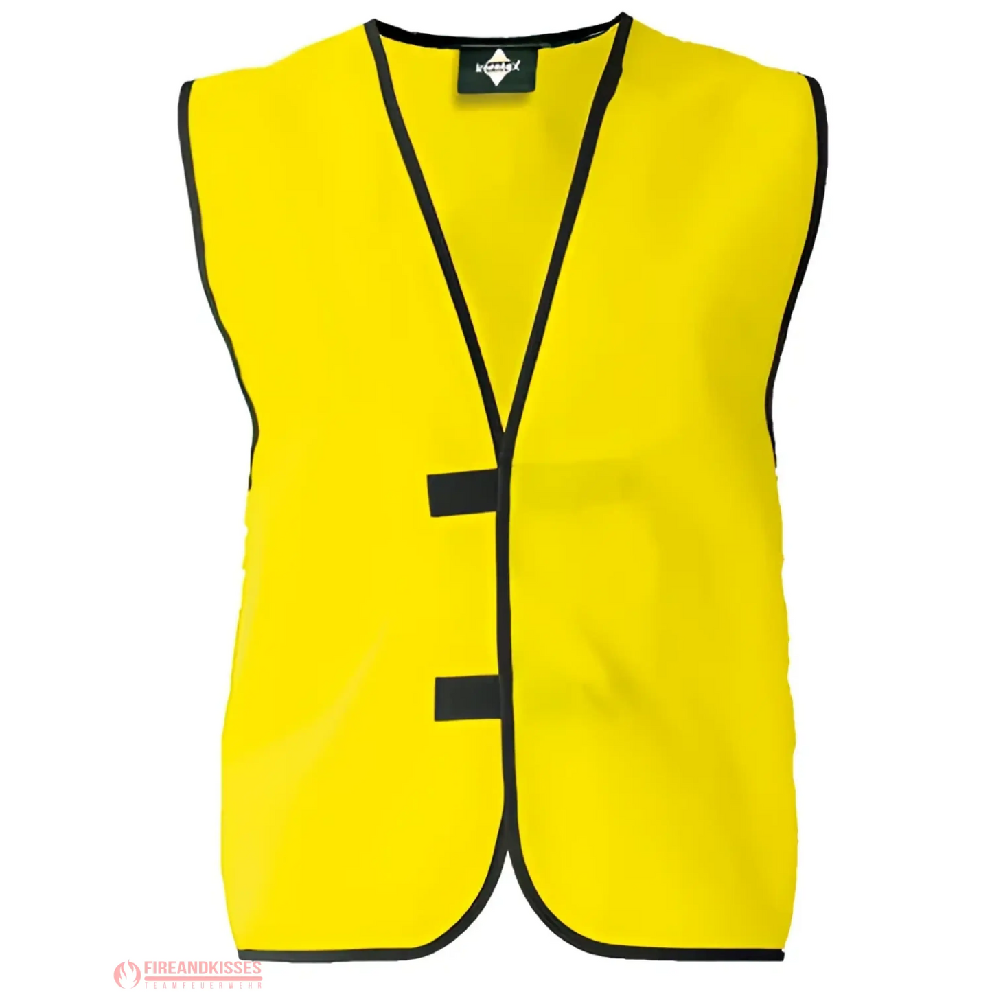 Korntex einfache funktionsweste – individuell bedruckbar signal-gelb - einfache funktionsweste