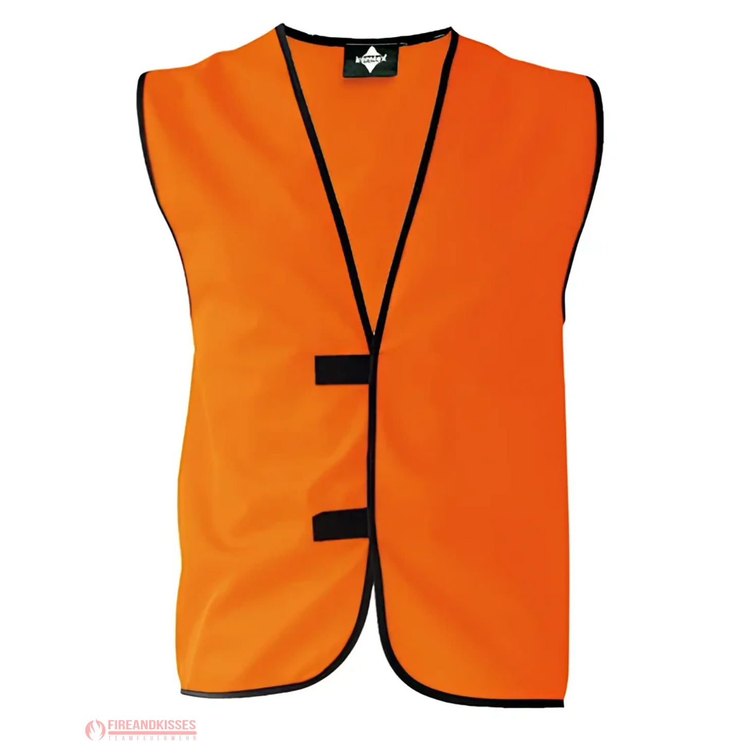Korntex einfache funktionsweste – individuell bedruckbar signal-orange - einfache funktionsweste