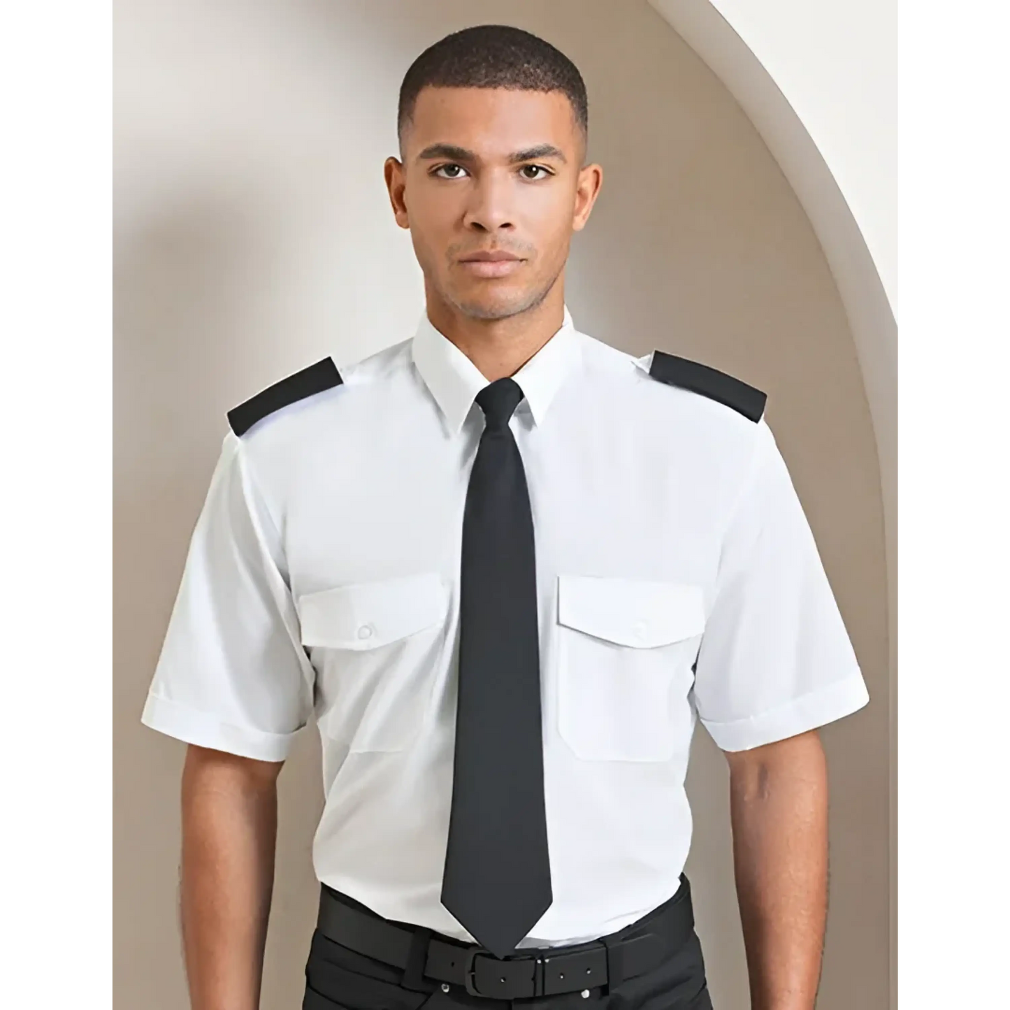 Kurzarm-Feuerwehrhemd Weiß – Der Klassiker im Feuerwehrdienst