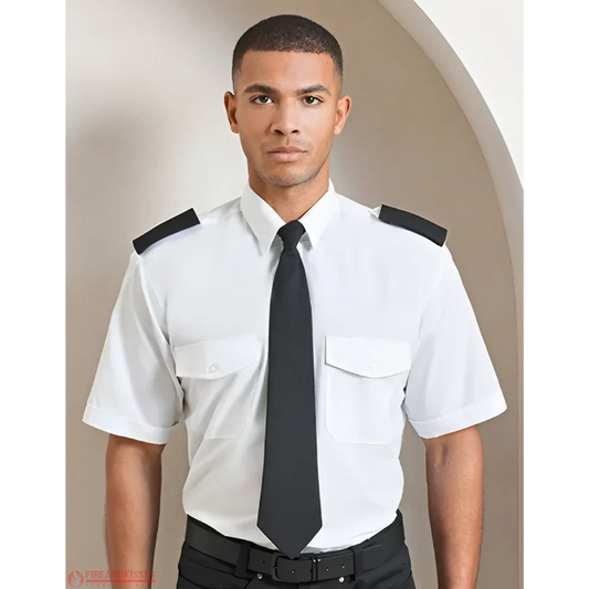 Kurzarm-feuerwehrhemd weiß – der klassiker im feuerwehrdienst - kurzarm-feuerwehrhemd weiß der klassiker