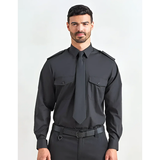 Langarm-feuerwehrhemd light blue – klassisch. Einsatzbereit. Pflegeleicht. - langarm-feuerwehrhemd light blue klassisch.