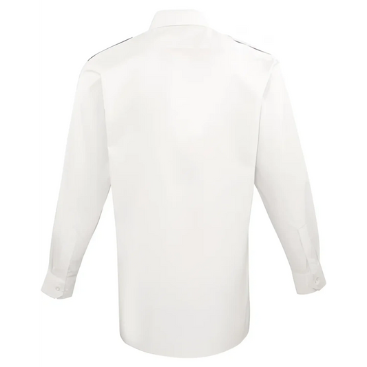Langarm-feuerwehrhemd weiß – der bewährte klassiker für den feuerwehrdienst - langarm-feuerwehrhemd weiß der klassiker