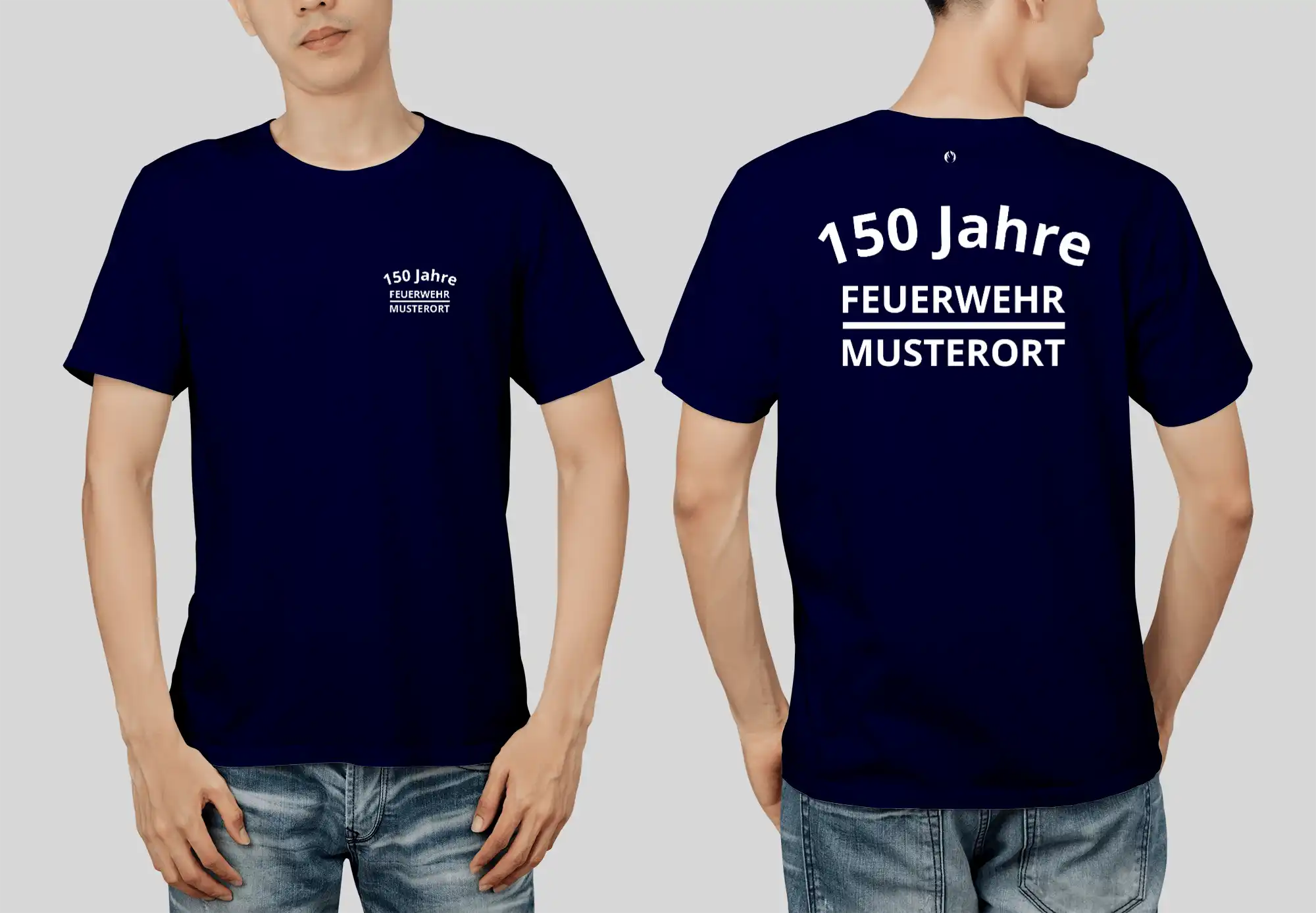 Fireandkisses Feuerwehr-Jubiläums-T-Shirt – XXX Jahre DEINE FEUERWEHR!