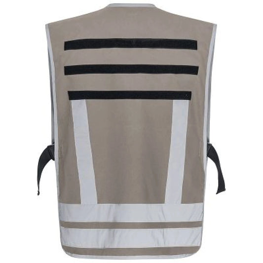 Pacotex® funktionsweste – grau | kontrastweste für einsatzpersonal - feuerwehr & rettung