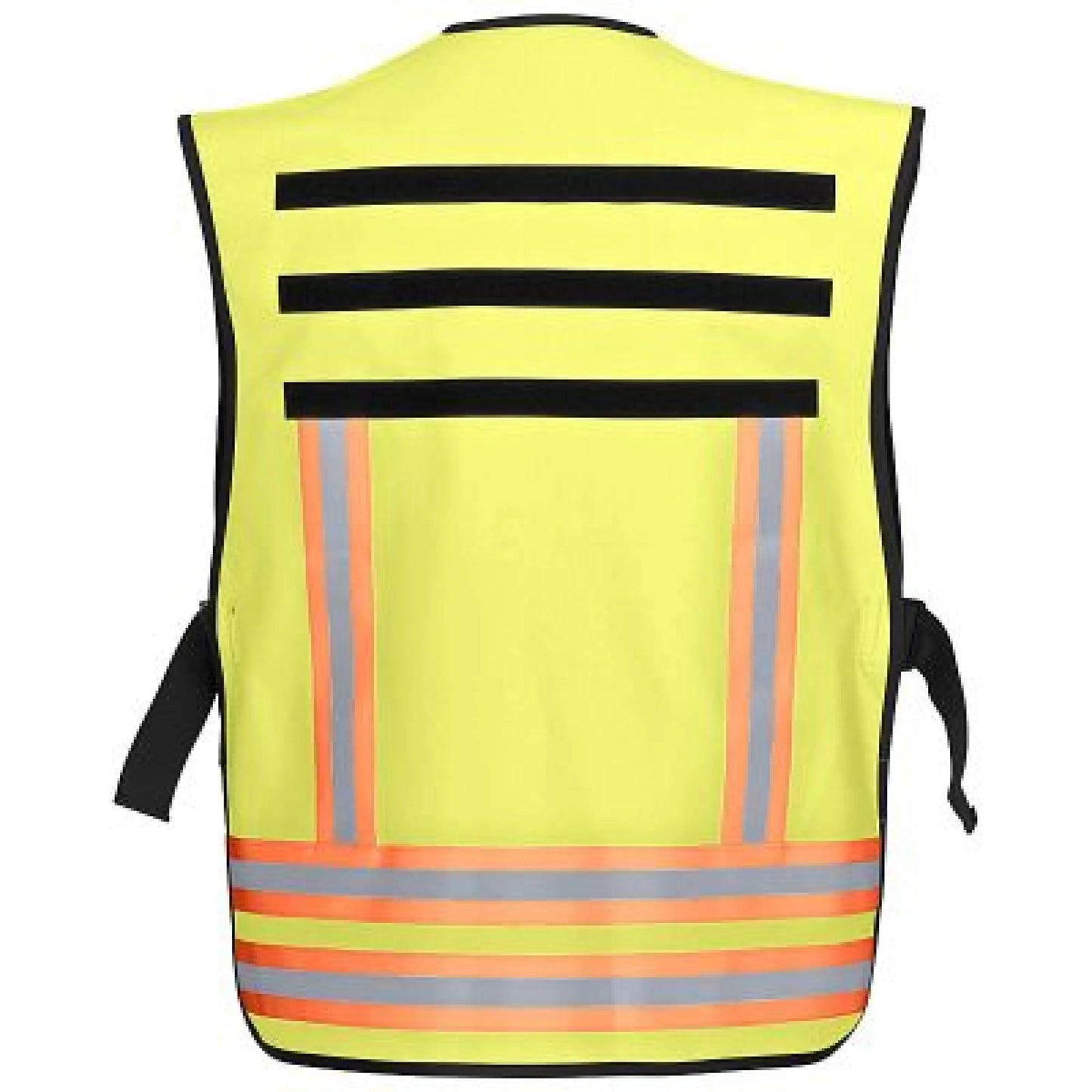 Pacotex® funktionsweste – leuchtgelb mit rot-silber-rot reflexband - pacotex® funktionsweste leuchtgelb