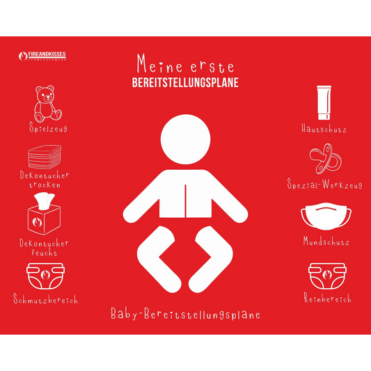 Personalisierbare feuerwehr-babyauflage „bereitstellungsplane“ – wickelunterlage mit namen - feuerwehr-babyauflage