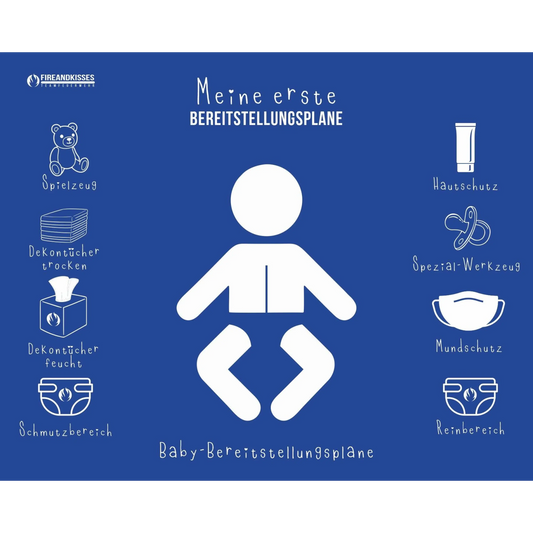 Personalisierbare thw-babyauflage „bereitstellungsplane“ – wickelunterlage mit namen - bereitstellungsplane standard