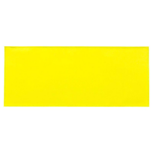 Reflexschild rückenschild wunschtext gelb matt 38 x 16 cm - rückenschild wunschtext