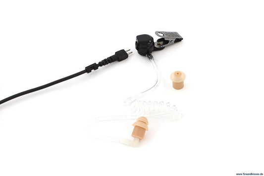 Schallschlauch-headset 2 kabel-lösung für motorola mtp850fug / dp4400 u. Moto trb - headset schallschlauch-headset