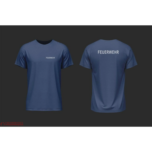 T-shirt feuerwehr weiß – 100 % baumwolle bedruckt - unsere günstigen klassiker! - t-shirt feuerwehr weiß baumwolle