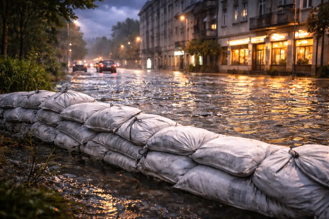 Hochwasserschutz für feuerwehr und einsatzkräfte: dönges sandsäcke immer verfügbar