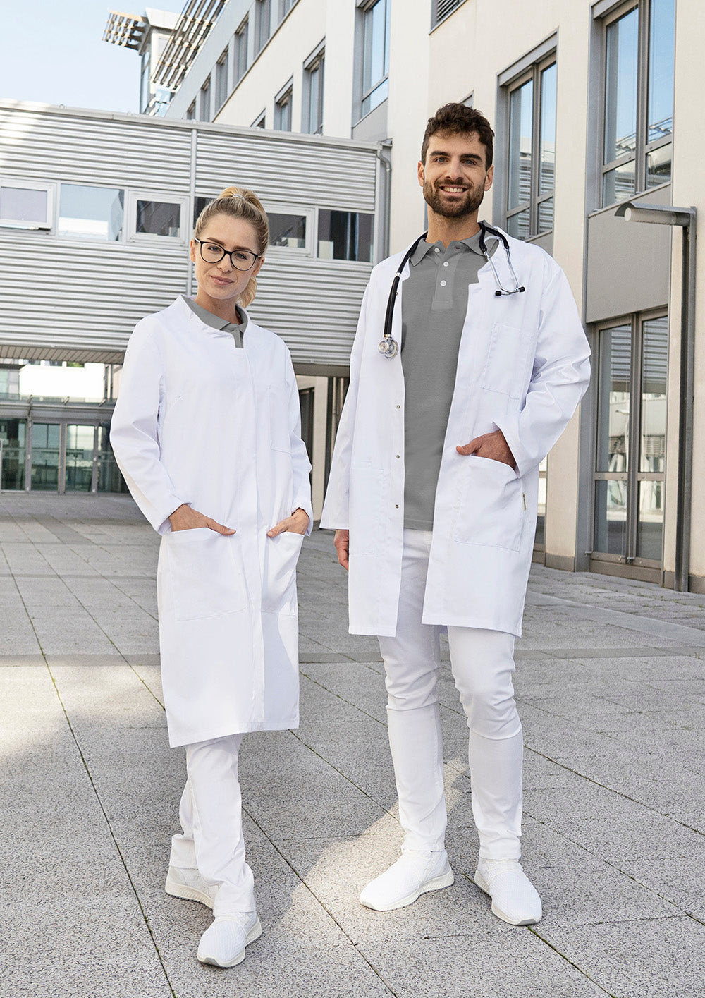 Herren Arzt- und Labormantel Modern-Shape Karlowsky