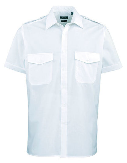 Kurzarm-Feuerwehrhemd Light Blue – Funktion trifft Stil