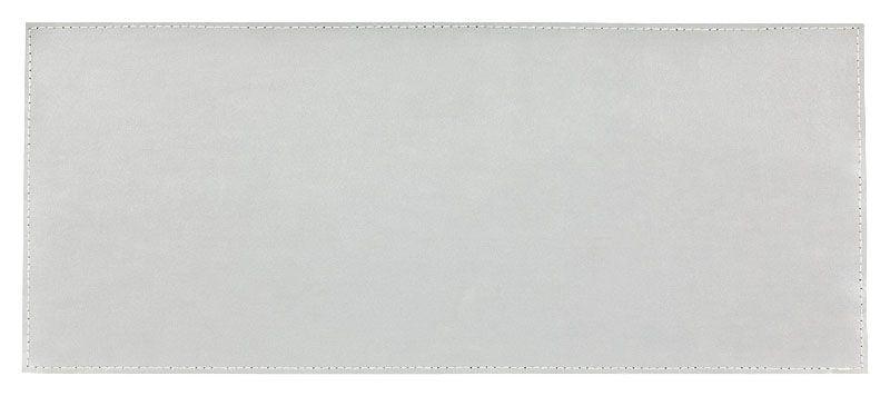 Reflexschild Rückenschild Wunschtext Silber matt 38 x 16 cm