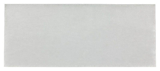 Reflexschild Rückenschild Wunschtext Silber matt 38 x 16 cm