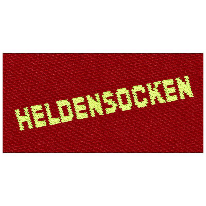 Heldensocken Rot/Gelb-Silber-Gelb - verschiedene Größen