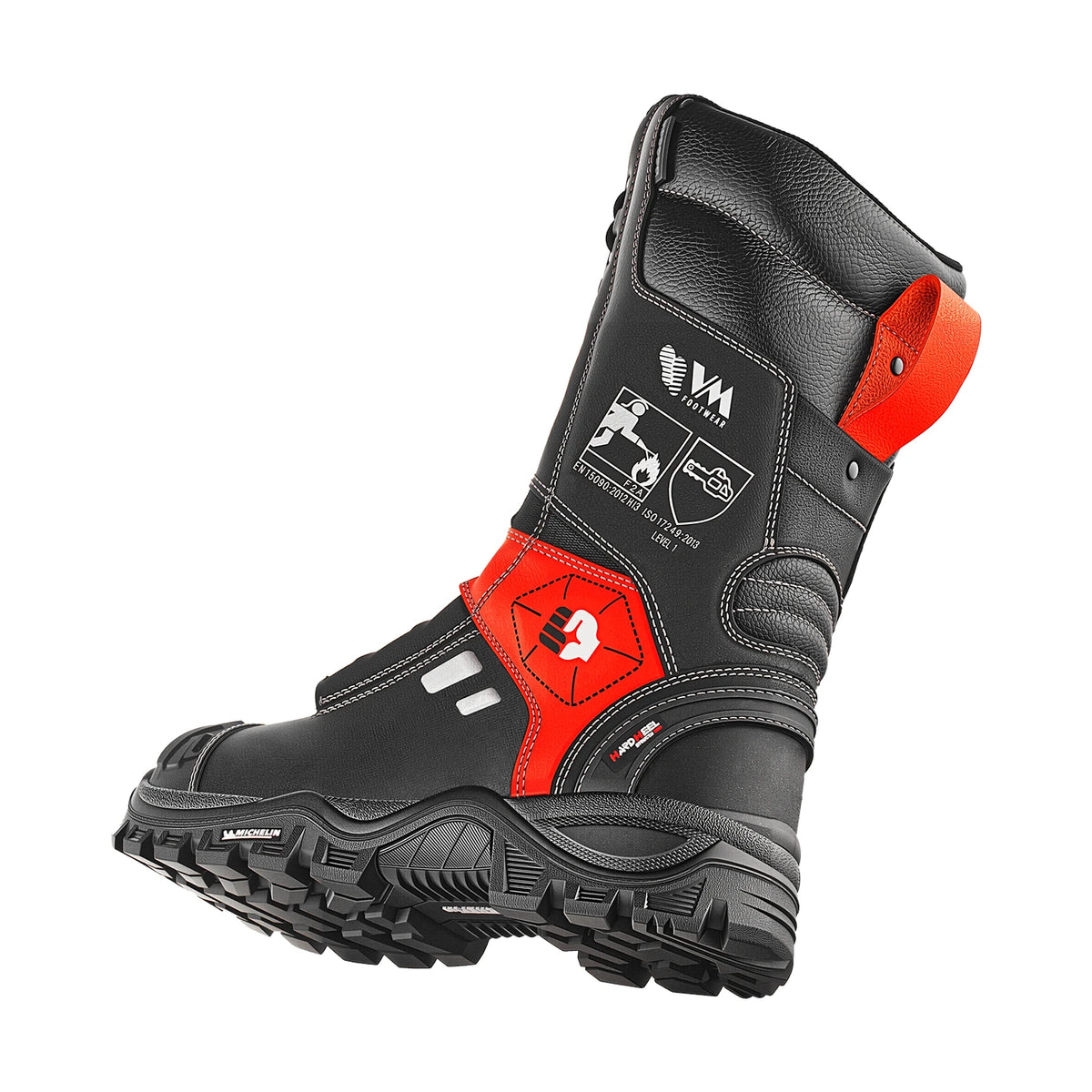 VM Footwear BLACK FIGHTER Feuerwehrstiefel S7L Schnittschutz