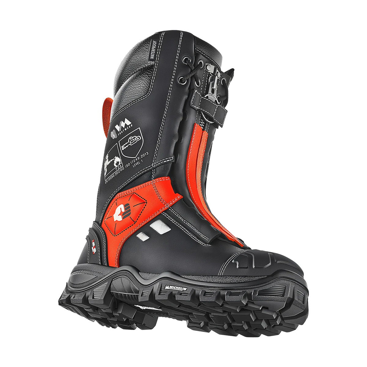 VM Footwear BLACK FIGHTER Feuerwehrstiefel S7L Schnittschutz