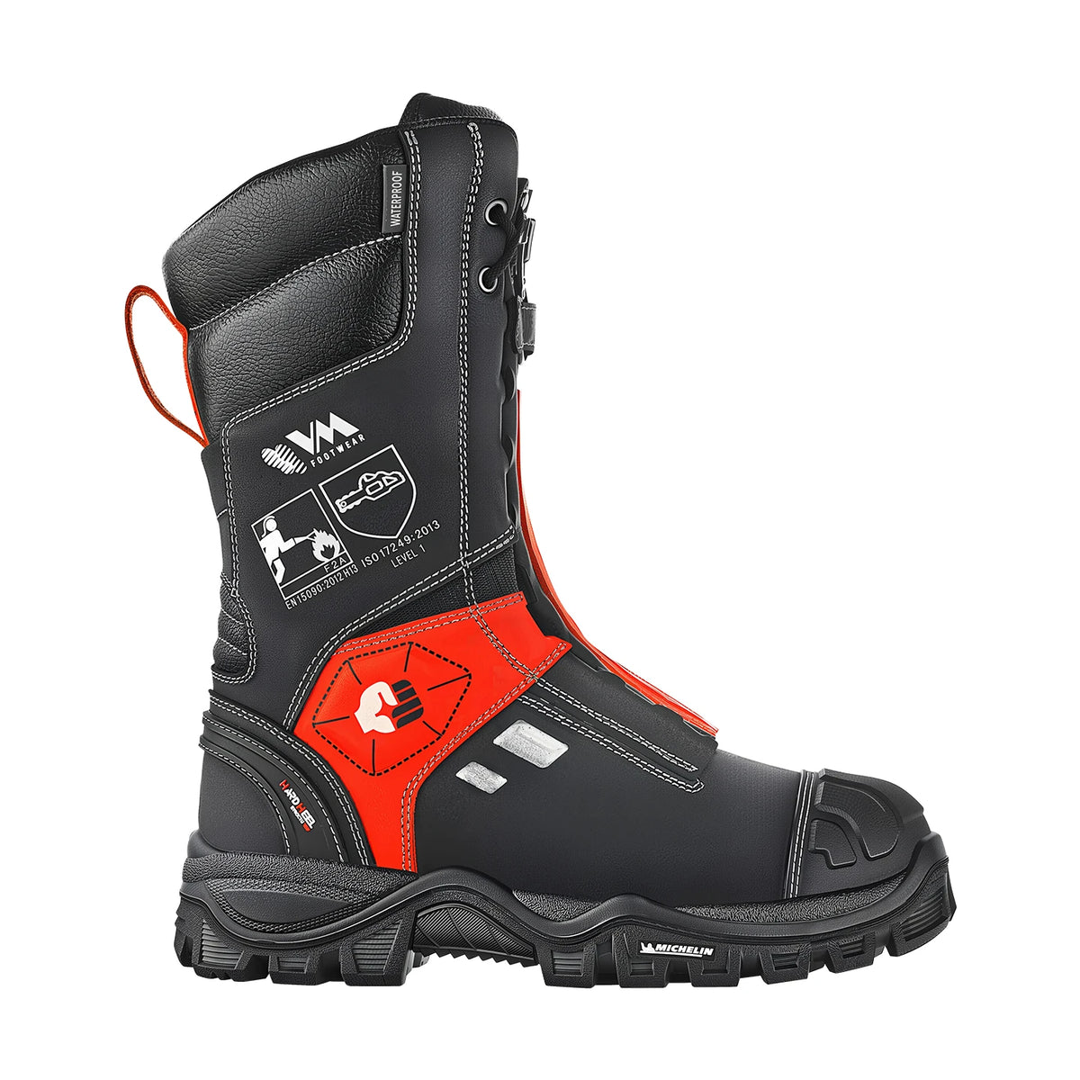 VM Footwear BLACK FIGHTER Feuerwehrstiefel S7L Schnittschutz
