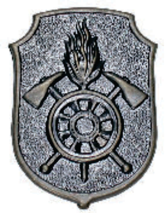 Feuerwehr Bayern Mützen- & Kragenabzeichen Altsilber Art. 102451