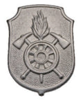 Feuerwehr Bayern Mützen- & Kragenabzeichen Silber Matt Art. 102457