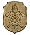 Feuerwehr Bayern Mützen- & Kragenabzeichen Gold Matt Art. 102454