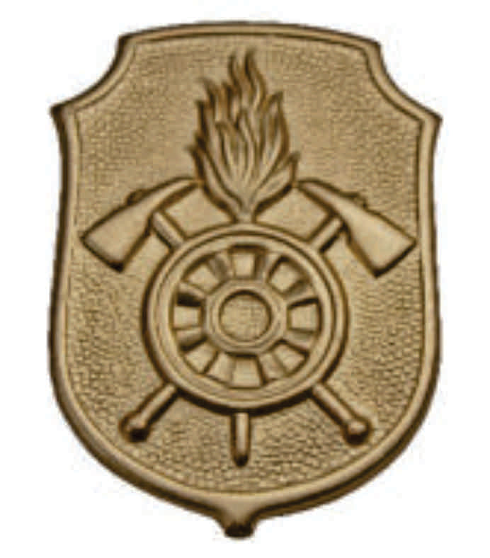 Feuerwehr Bayern Mützen- & Kragenabzeichen Gold Matt | Art. 102454