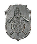 Feuerwehr Bayern Mützen- & Kragenabzeichen Silber Poliert Art. 102458