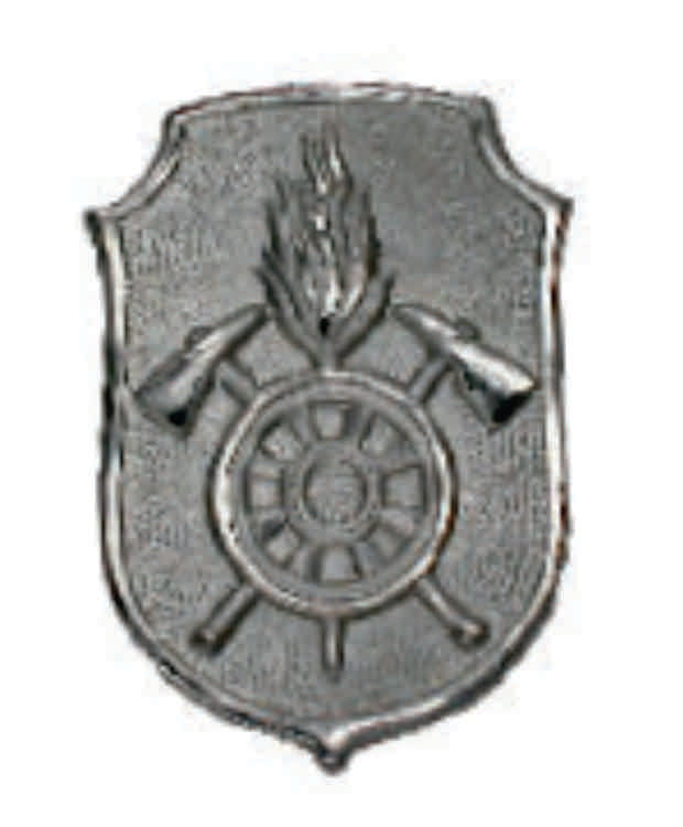 Feuerwehr Bayern Mützen- & Kragenabzeichen Silber Poliert Art. 102458