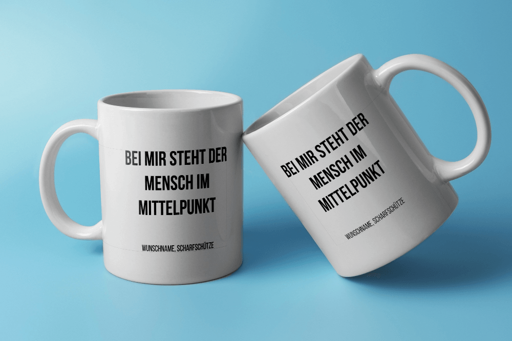 Fireandkisses Fun-Tasse ’Scharfschütze’ - Weiß - Tasse