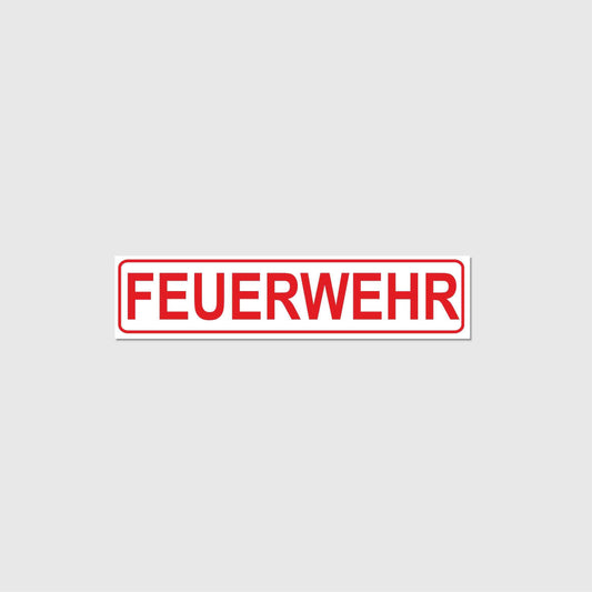 Fireandkisses Magnetschild FEUERWEHR - Fireandkisses