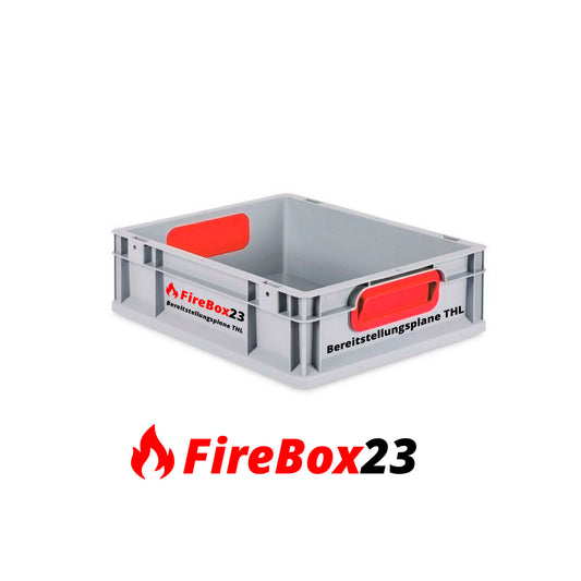 Die Fireandkisses-FireBox 11 – Transportbox für Drohnenplanen personalisiert