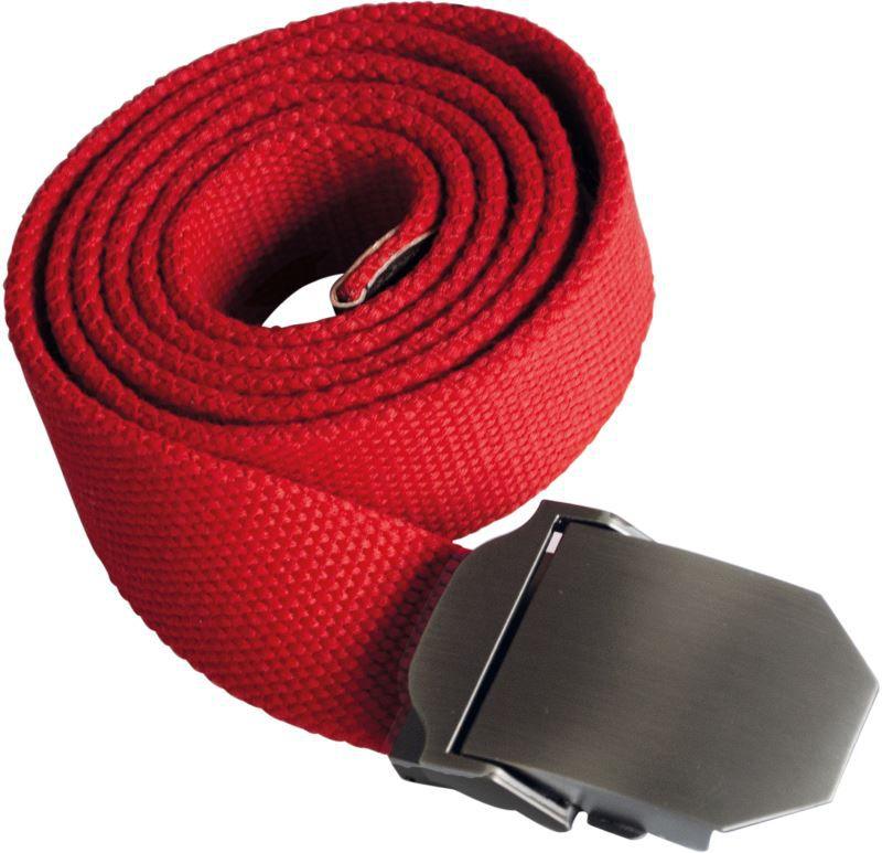 Korntex Workwear Gürtel „Zürich“ – Perfekt für Feuerwehr-Dienstkleidung - Rot