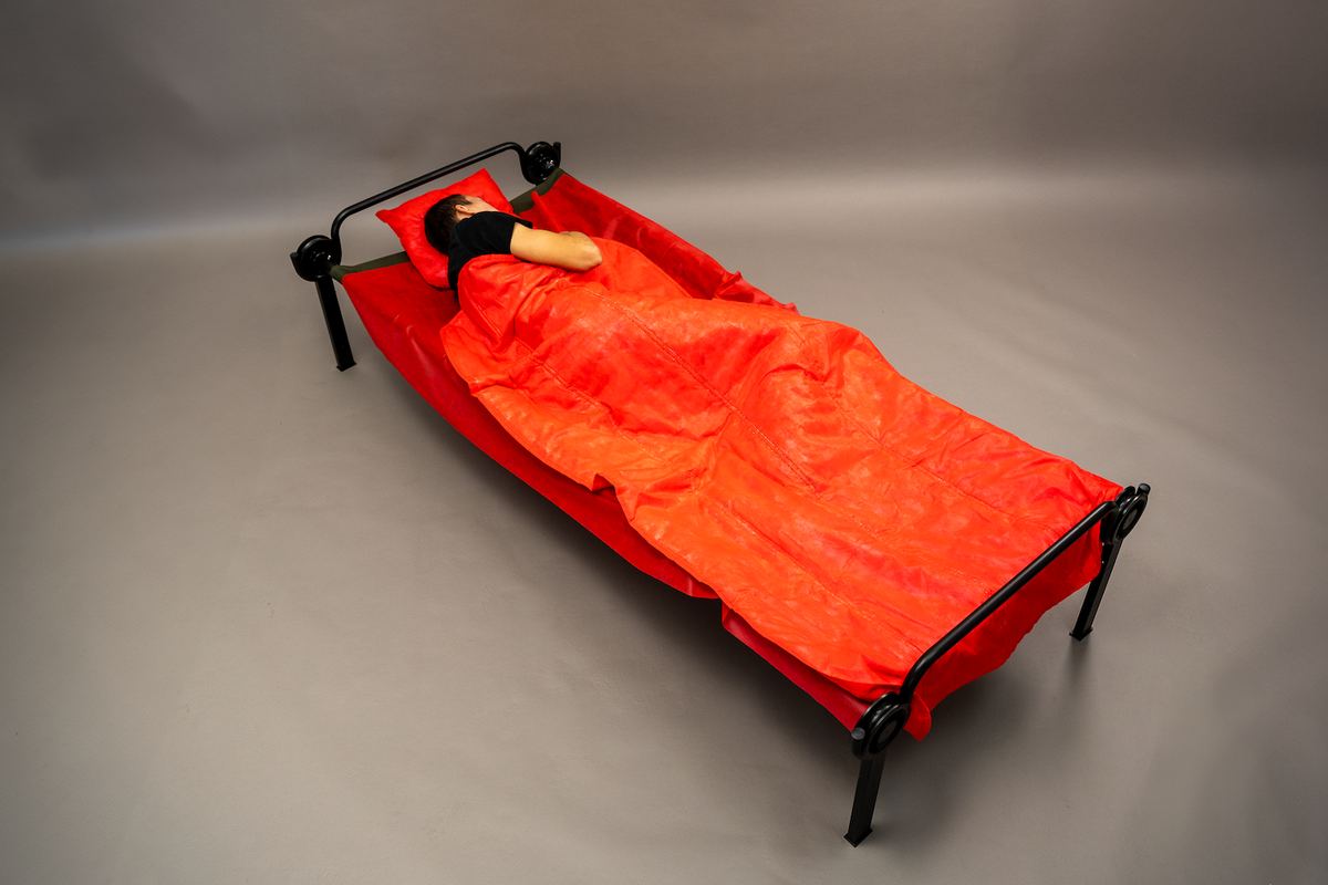 Rescue Bedding Katastrophenhilfe-Bett-Set Premium rot