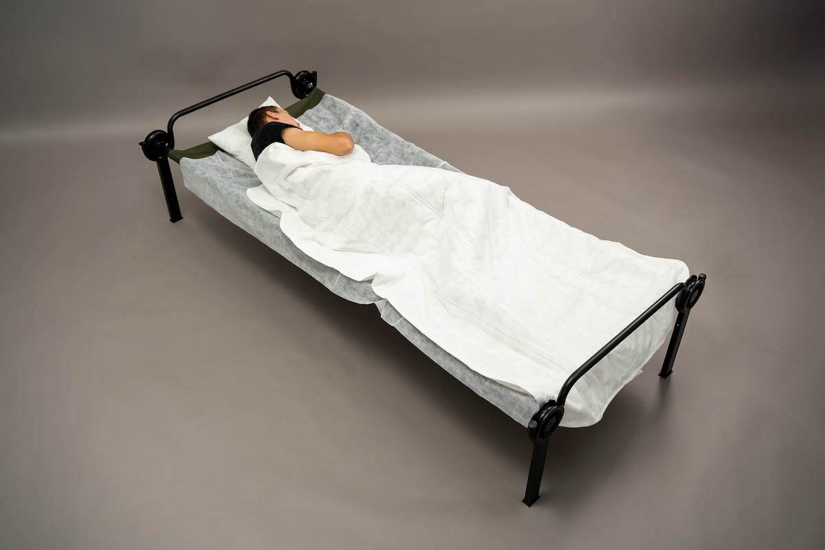 Rescue Bedding Katastrophenhilfe-Bett-Set Premium weiß