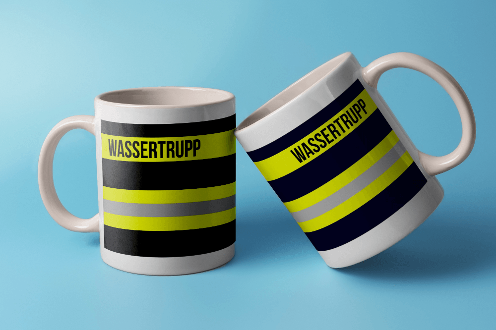 Feuerwehr-Tasse ’Wassertrupp’ - Weiß - Tasse