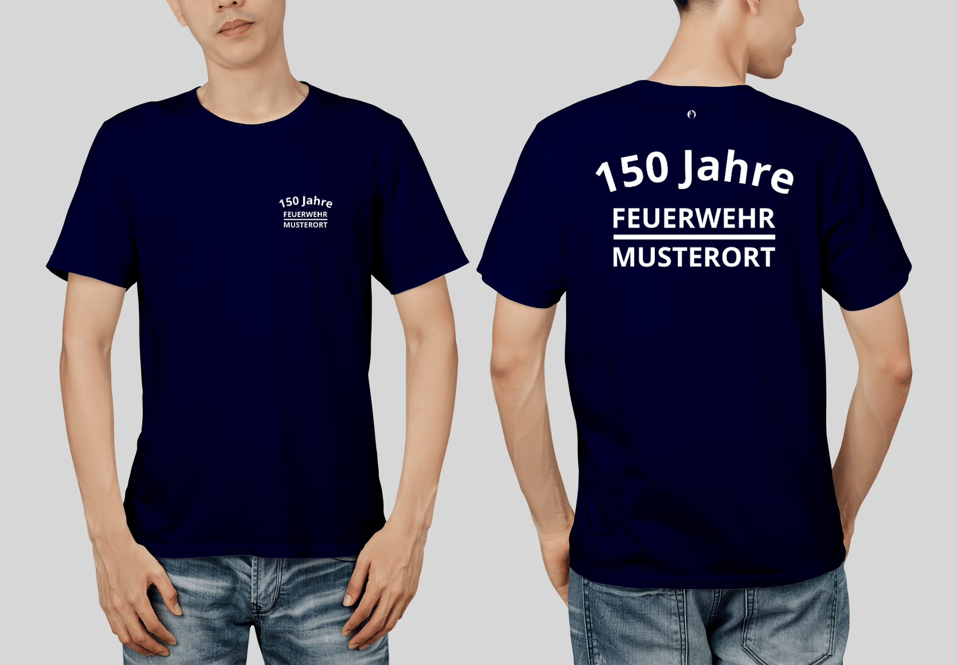 Fireandkisses Feuerwehr-Jubiläums-T-Shirt – XXX Jahre DEINE FEUERWEHR!