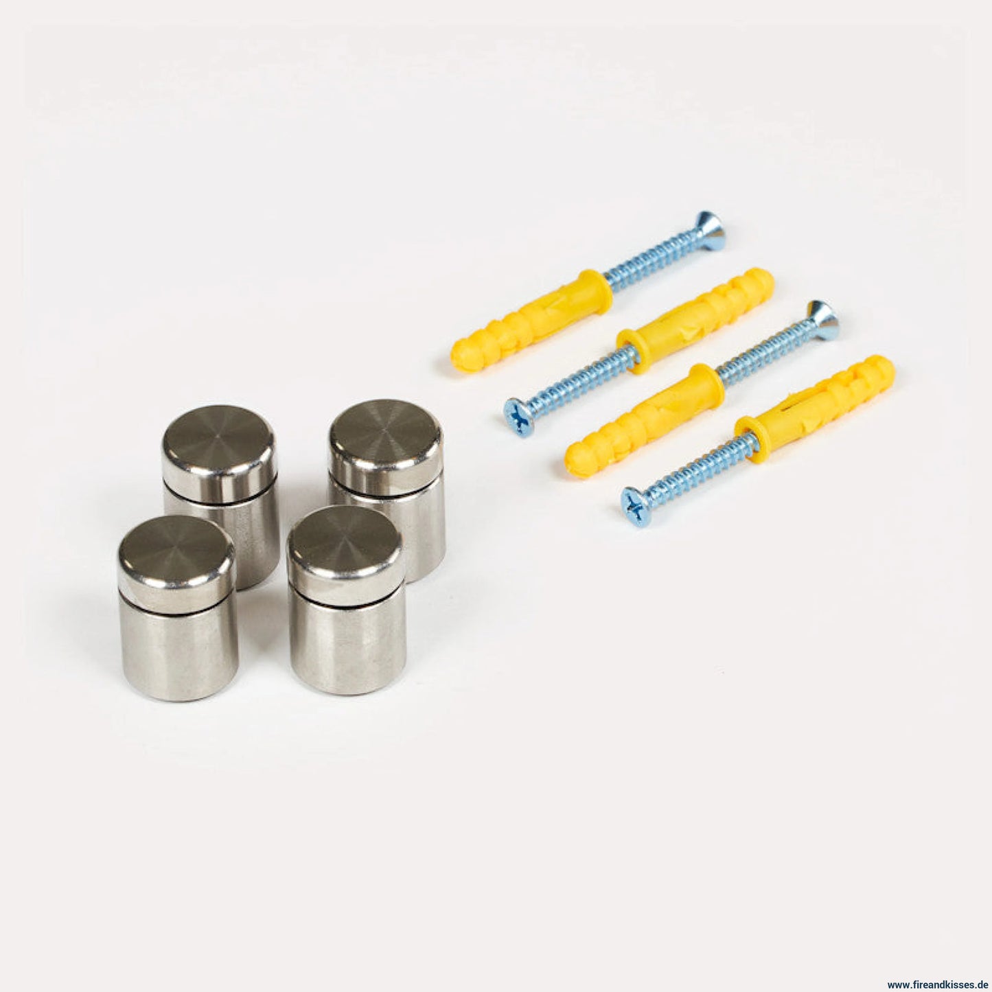 Aludibond Schild Notfall-Meldestelle Feuerwehr 900x600mm inkl. Edelstahl-Befestigung