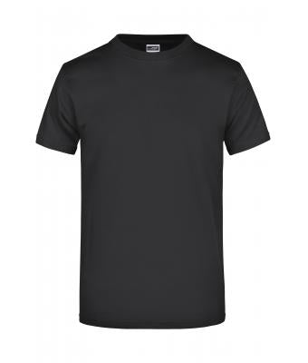 James & Nicholson JN002 Unisex Round-T Heavy 180 g/m² in Black