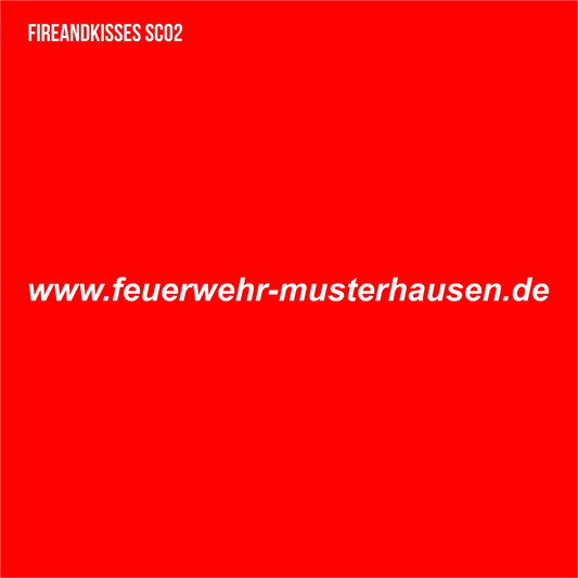 Domainaufkleber „feuerwehr“ – schriftzug für einsatzfahrzeuge - aufkleber „feuerwehr“ schriftzug