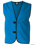 Einfache funktionsweste – individuell bedruckbar blau - korntex einfache funktionsweste